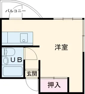 フェリース水戸【4階】の間取り
