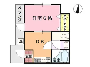 メゾン伊豆富士【2階】の間取り