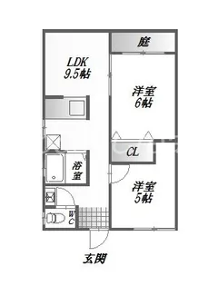 徳島県徳島市八万町法花谷【一戸建】の間取り