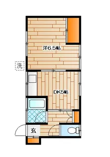 神奈川県横浜市鶴見区上末吉3【アパート】の間取り