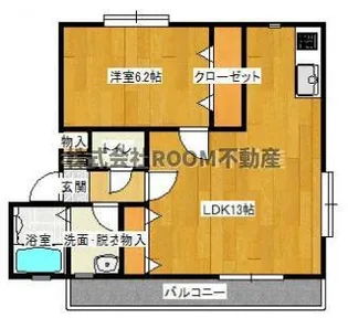 With 都北【2階】の間取り