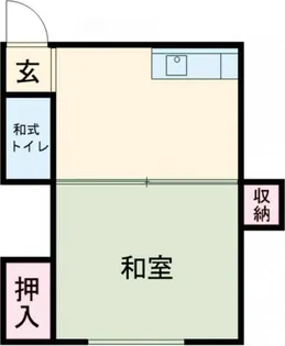 第二藤荘【2階】の間取り