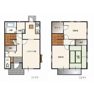 中山ハイツ Aの間取り