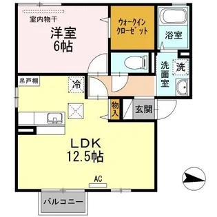 新潟県長岡市東保内【アパート】の間取り