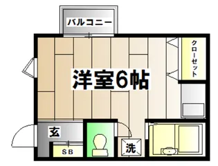 SKハイツ【1階】の間取り