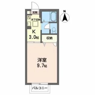 ガーデンヒルズ【1階】の間取り