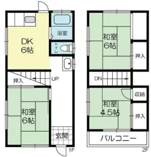 兵庫県加古川市加古川町中津【一戸建】の間取り