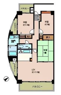 シーブリーズ東原壱番館【10階】の間取り