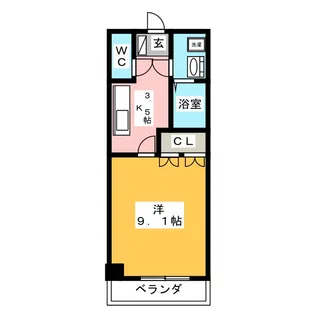 ララ・ポート【2階】の間取り