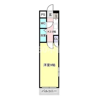 岐阜県岐阜市今嶺1【マンション】の間取り