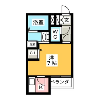 ダイヤモンドヒルズ新川【1階】の間取り