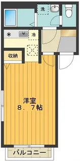ライジングコート【1階】の間取り