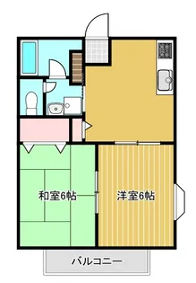 香川県善通寺市下吉田町【アパート】の間取り