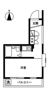 武蔵野ウイング【2階】の間取り