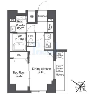 コンフォリア志村坂上【6階】の間取り