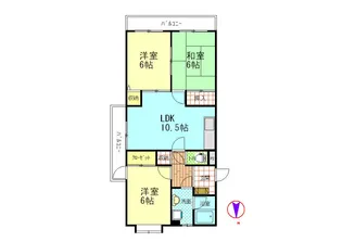 グラン ソレイユ【2階】の間取り