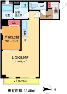 シルフィード【1階】の間取り