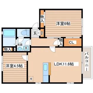 アーバンハイツ大宮壱番館【1階】の間取り