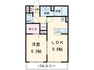 キアレッツァ【1階】の間取り