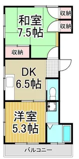 池之端コーポII【2階】の間取り