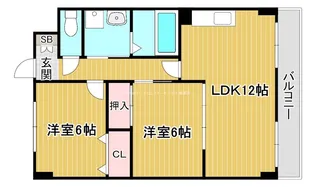 コンフォーレT1【3階】の間取り