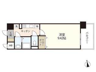 第21友建ビル【7階】の間取り