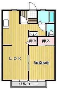 グリーンヴィラ宮武 A棟【2階】の間取り
