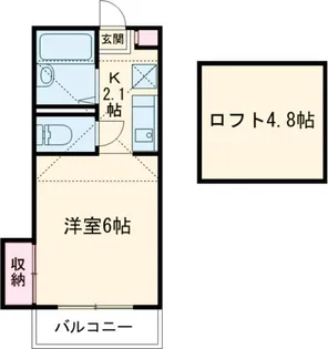 メゾン・ド・三恵【2階】の間取り