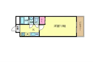 G・F二条城【1階】の間取り