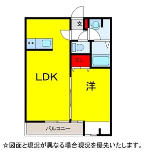 SKリデンテ野毛平II【1階】の間取り