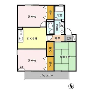 ボナール杉本【1階】の間取り