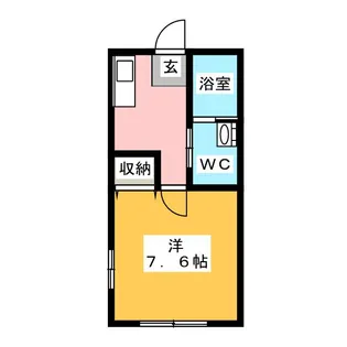 C・スタイリオ小田原【1階】の間取り