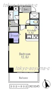 ルポン・デスポワール【7階】の間取り