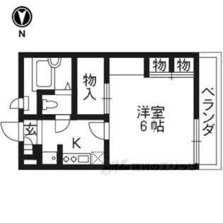 レオパレスK【1階】の間取り