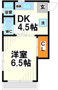ダービーハウス【1階】の間取り