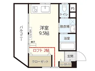 佐々木ビル横川【3階】の間取り