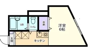 ラフィナート中野【1階】の間取り