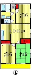 プランドール弐番館【2階】の間取り
