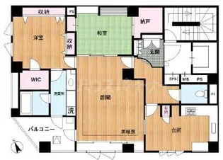 プレイスカサレリア【7階】の間取り