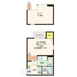 INSPIRE Philippians 413【1階】の間取り