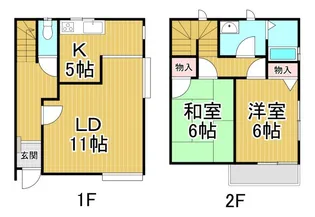 ドミール花屋敷の間取り