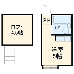 1Rの間取り画像