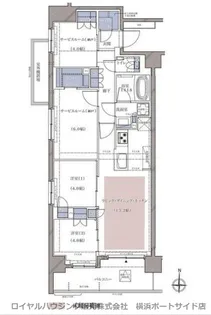 ディームス横濱青木町【2階】の間取り