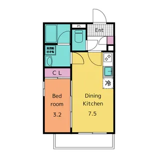 イースタンヒルズ東山公園【1階】の間取り