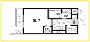 フラウム高田西【1階】の間取り