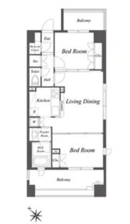 グレースレジデンス東京【7階】の間取り