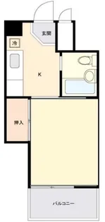 GSハイム新中野駅前【6階】の間取り