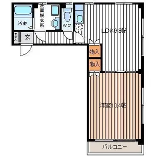 コーポツタ【2階】の間取り