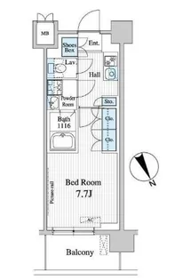 東京都江東区清澄1【マンション】の間取り