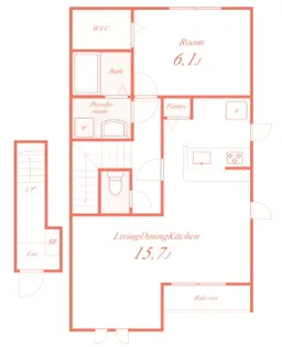 ルーセント湘南【2階】の間取り